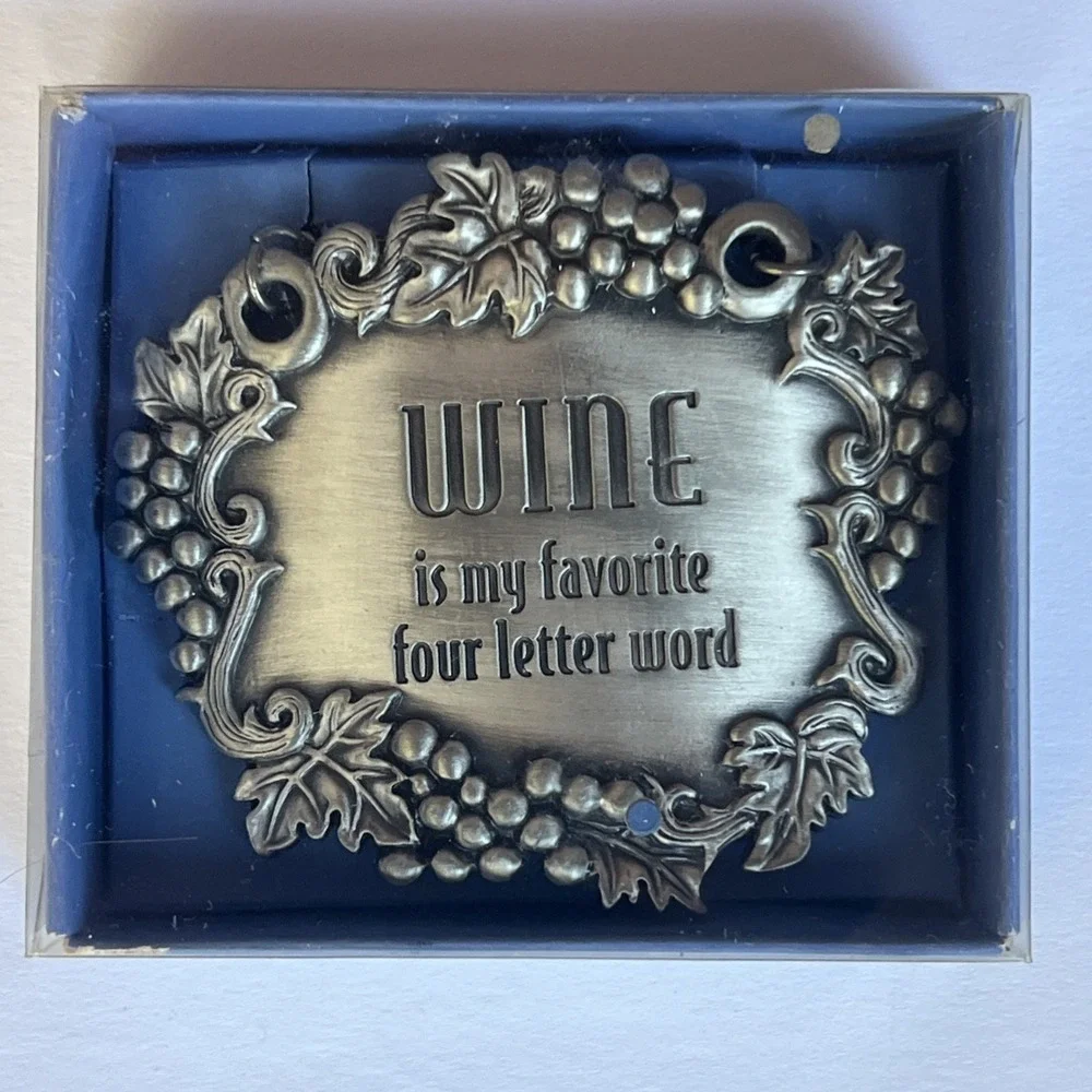 VTG 2003 Ganz Pewter Hang Plaque Tag 